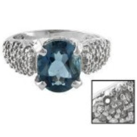 Scratch&Dent  – 4 Rings  – ~17.76g Gold  -- ~6.88ctw Diamonds/Gemstones - Picture 7 of 9